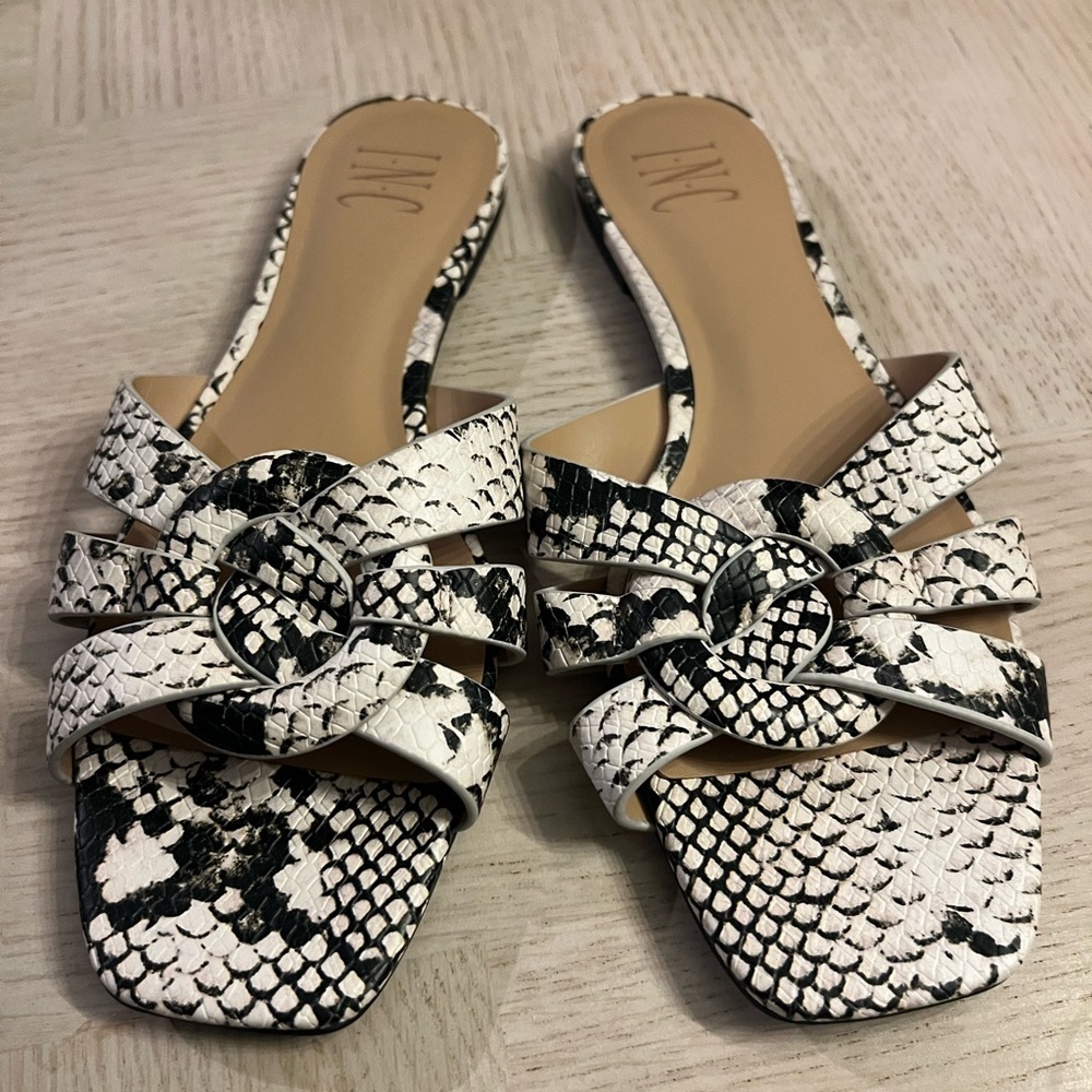 I.N.C. International Concepts Snake Print Sandals